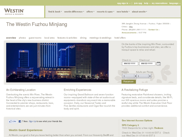 www.westinfuzhouminjiang.com