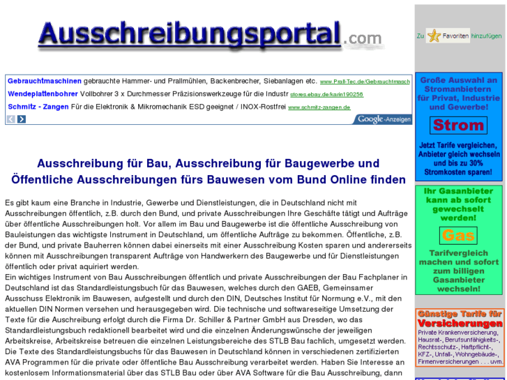 www.ausschreibungsportal.com
