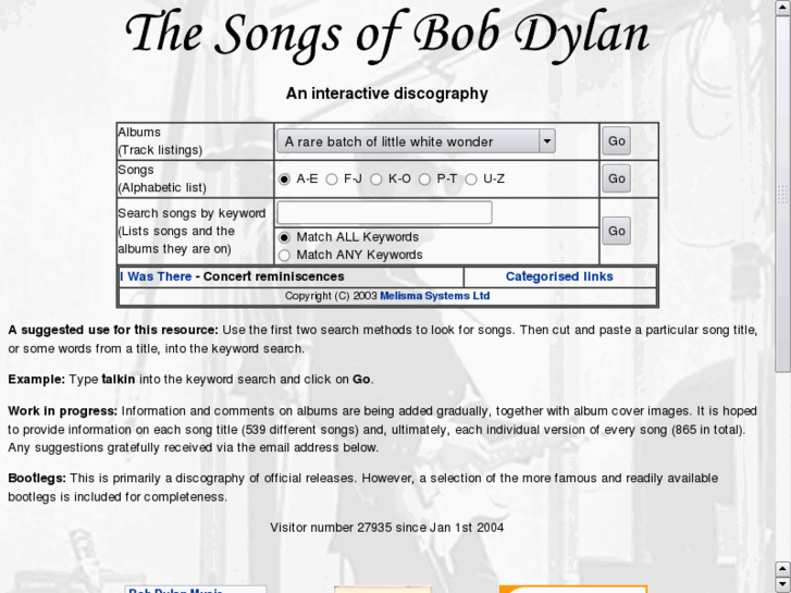 www.dylansongs.org