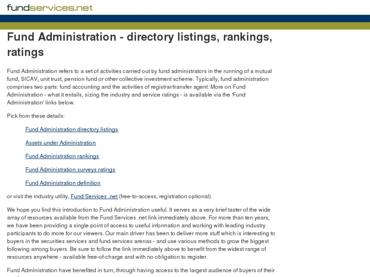 www.fund-administration.net