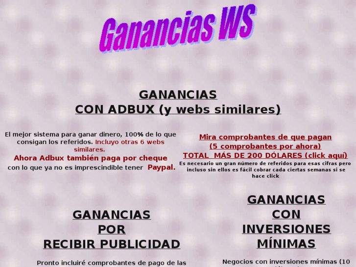 www.ganancias.ws