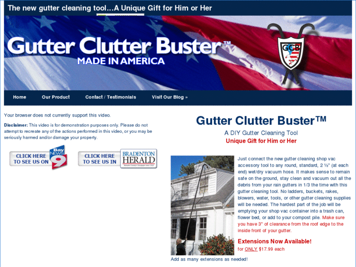 www.gutterclutterbuster.com