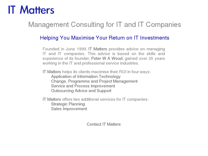 www.it-matters-consulting.com