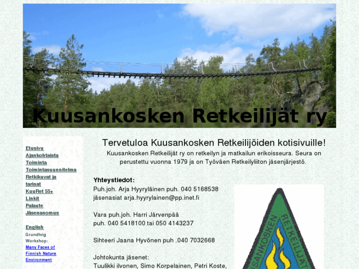 www.kuusankoskenretkeilijat.net