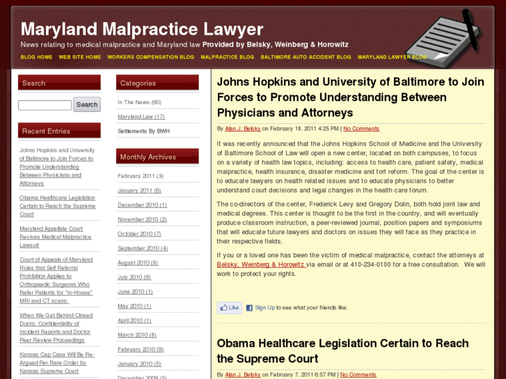 www.marylandmalpracticelawyers.com