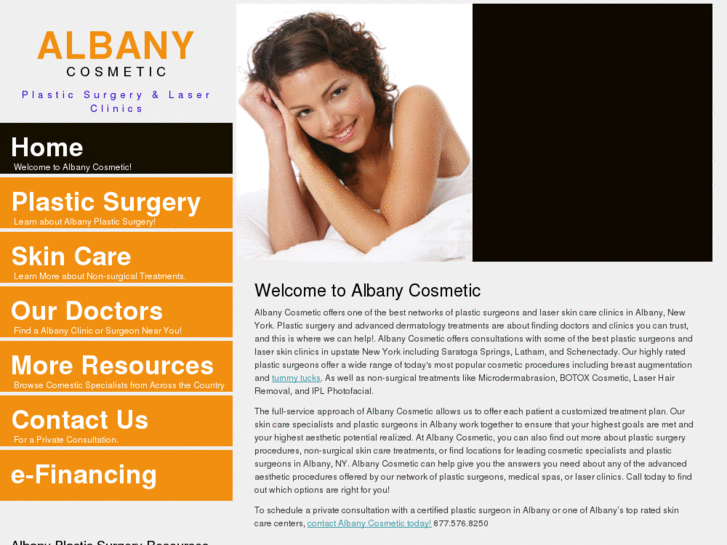 www.albanycosmetic.com