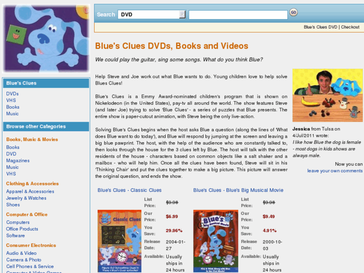 www.bluesclues-dvd.com