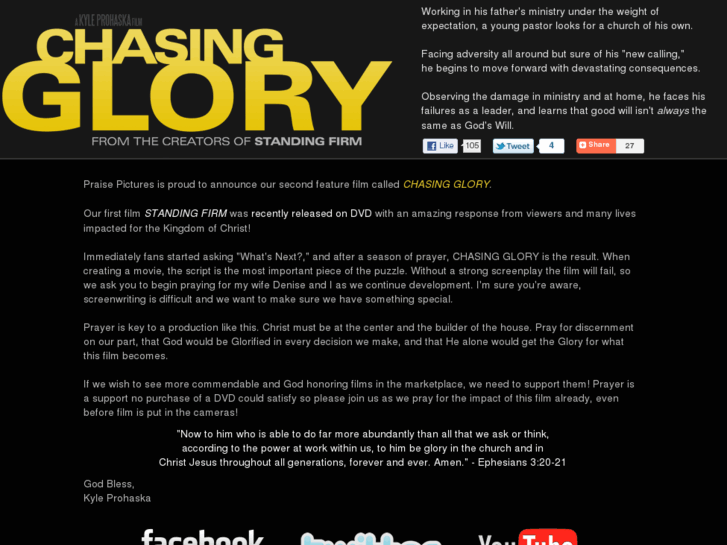 www.chasingglorymovie.com