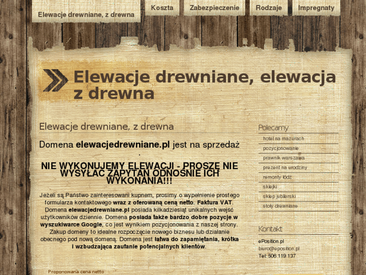 www.elewacjedrewniane.pl