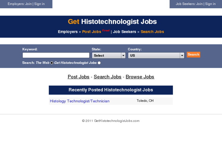 www.gethistotechnologistjobs.com