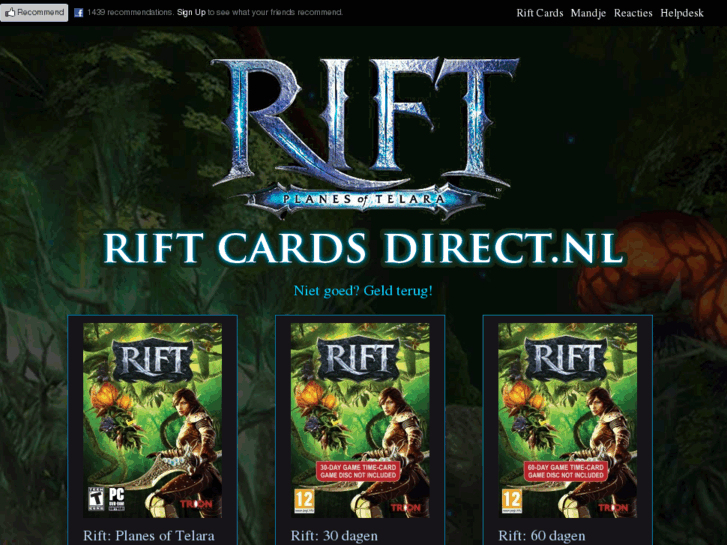 www.riftcardsdirect.nl