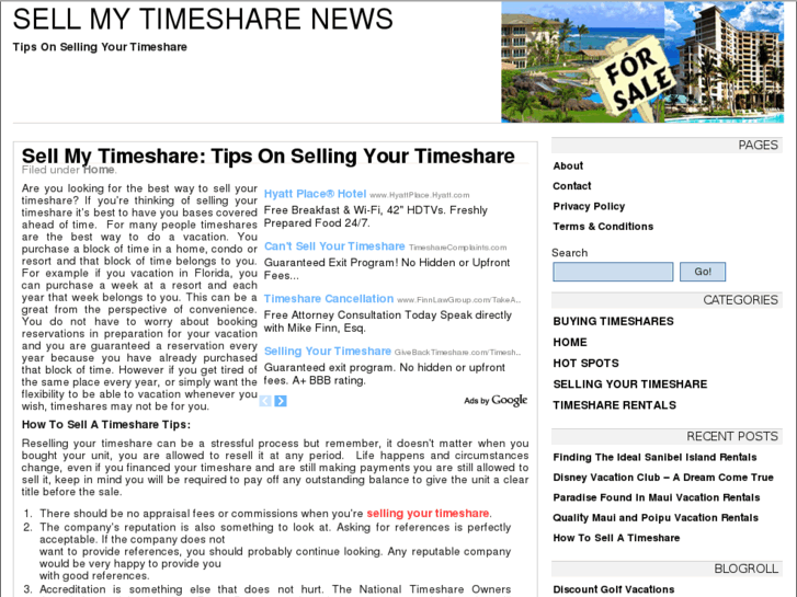 www.sellmytimesharenews.com