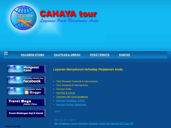 www.cahayatour.com