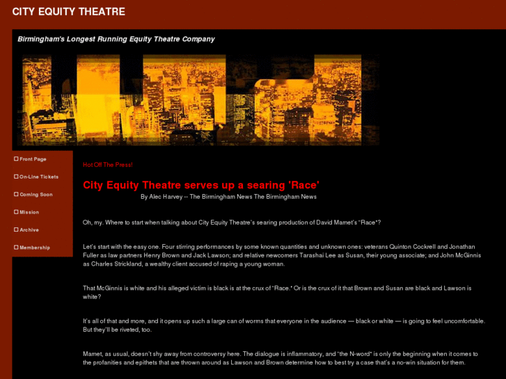 www.cityequitytheatre.com