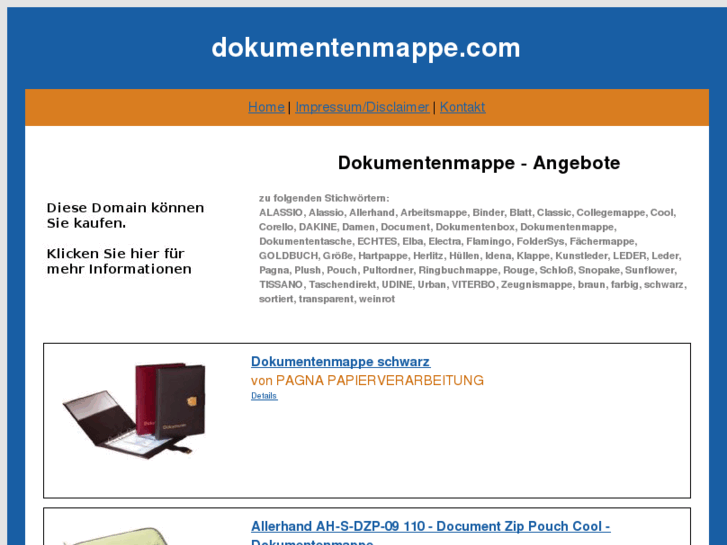 www.dokumentenmappe.com
