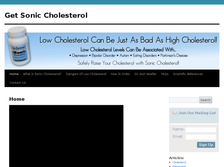 www.getsoniccholesterol.com