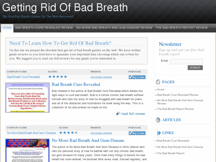 www.gettingridofbadbreath.com