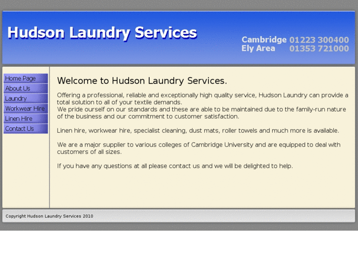 www.hudsonlaundryservices.com