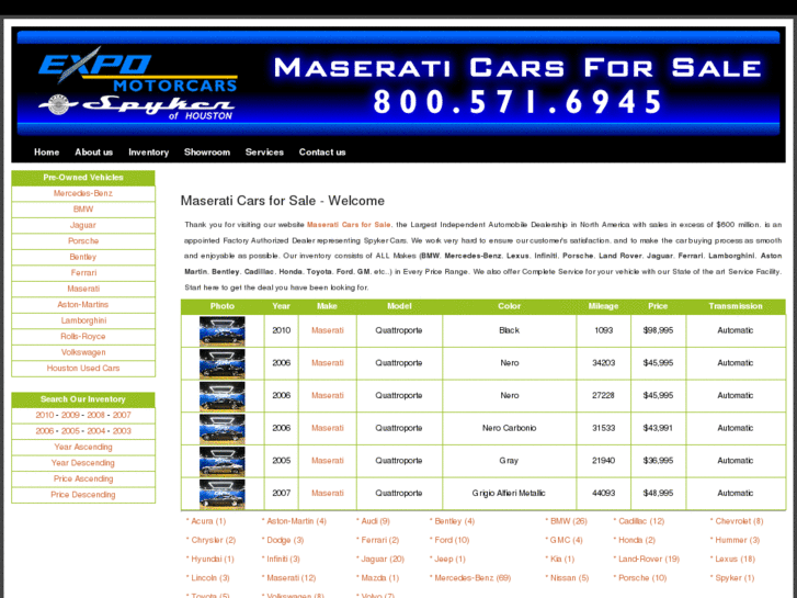 www.maseraticarsforsale.net