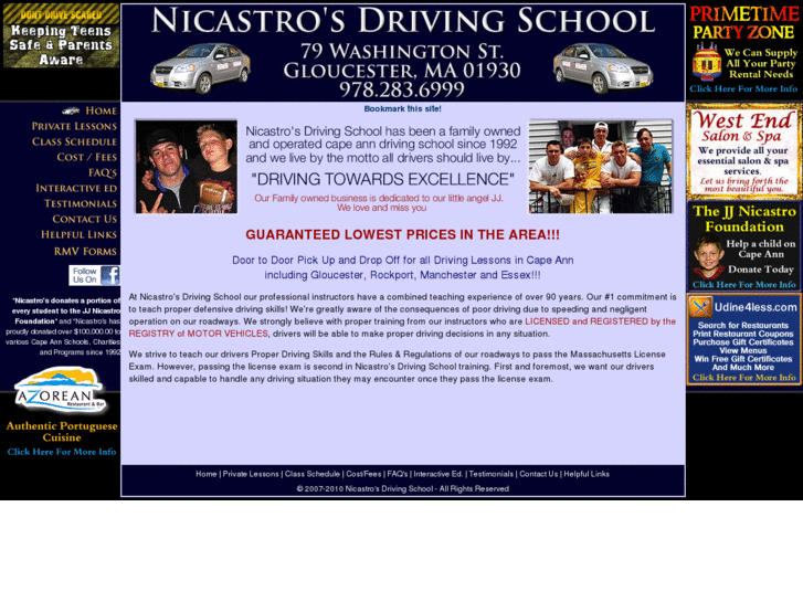 www.nicastrosdrivingschool.com