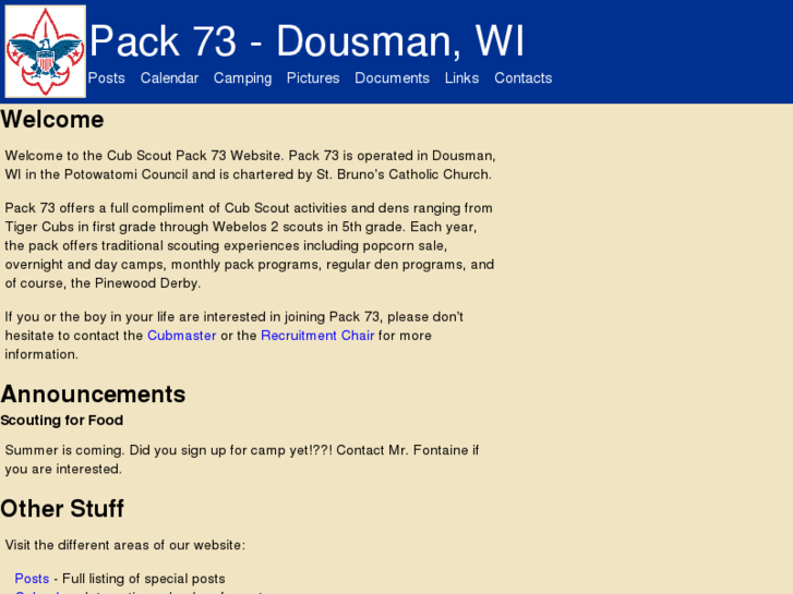 www.pack73dousman.com