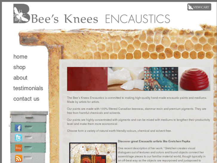 www.thebeeskneesencaustics.com