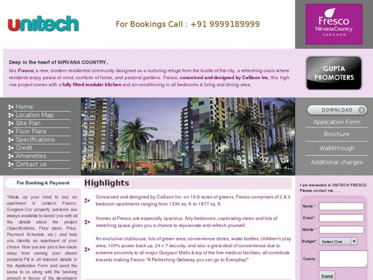 www.unitechfrescogurgaon.com