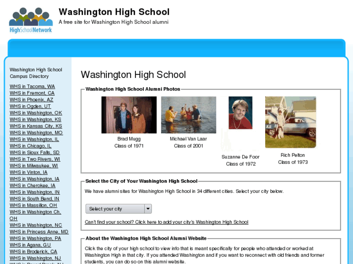 www.washingtonhighschoolalumni.com