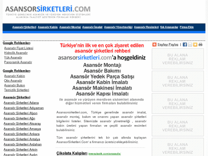 www.asansorsirketleri.com