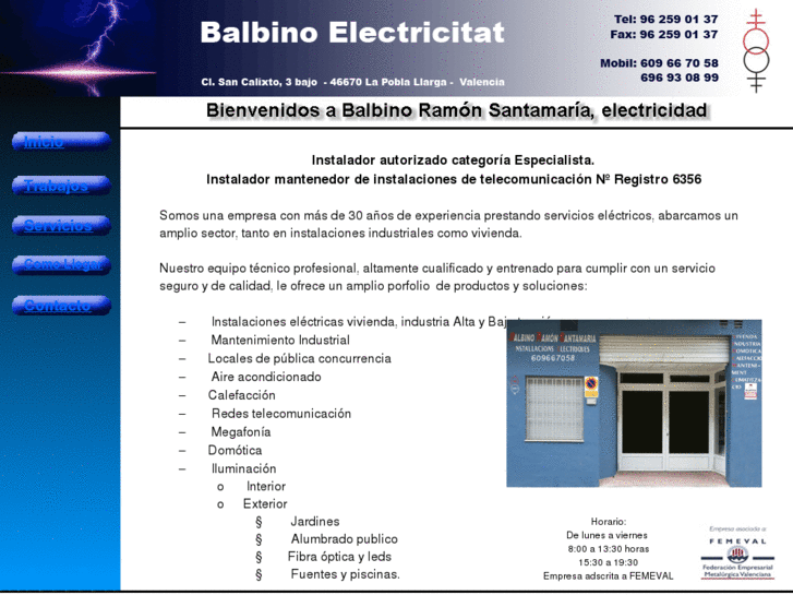 www.balbinoelectricitat.com