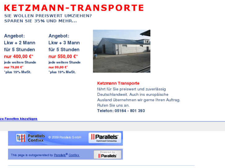 www.ketzmann-transporte.net