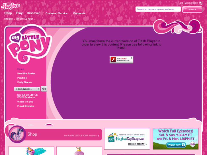 www.mylittlepony.com