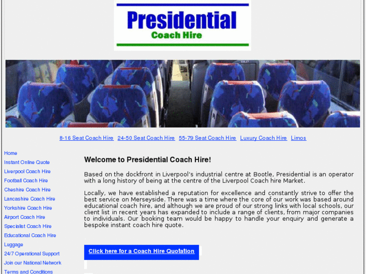 www.presidentialcoachhire.com