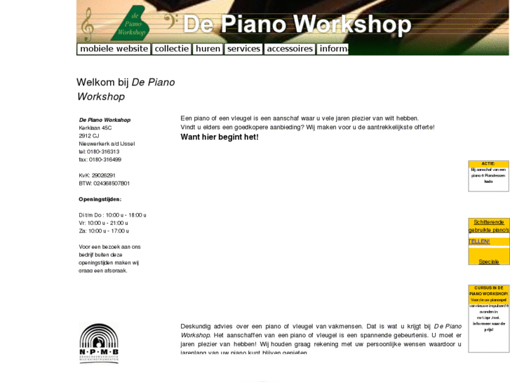 www.depianoworkshop.nl