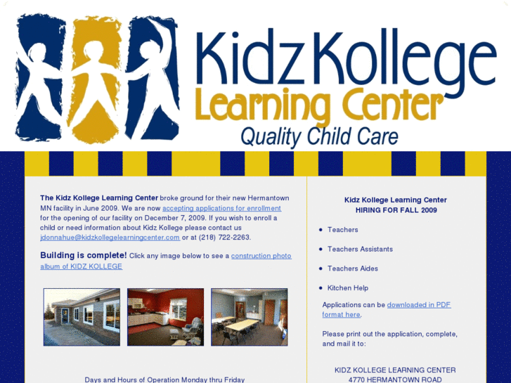 www.kidzkollegelearningcenter.com