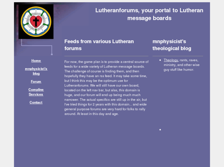 www.lutheranforums.com