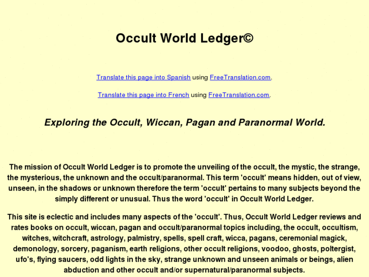 www.occultworldledger.com