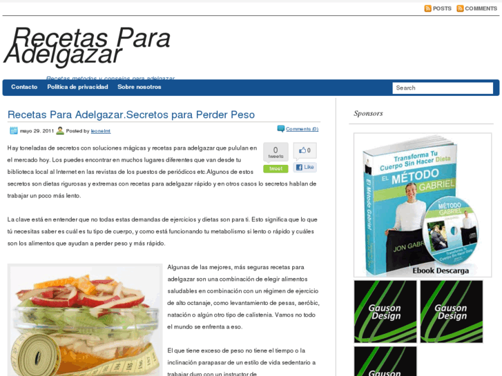 www.recetasparaadelgazar.net