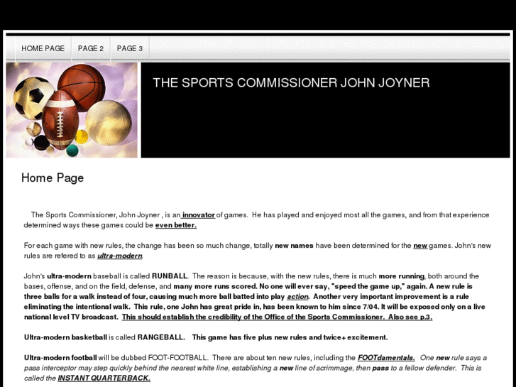 www.thesportscommissionerjohnjoyner.com