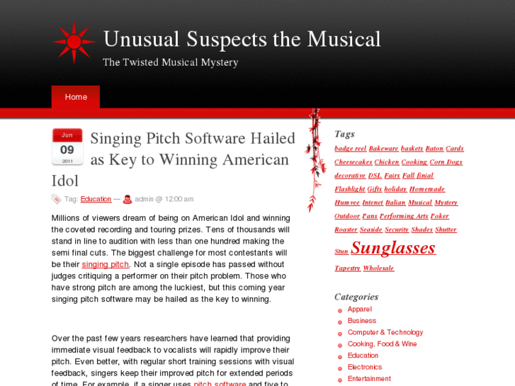 www.unusualsuspectsthemusical.com