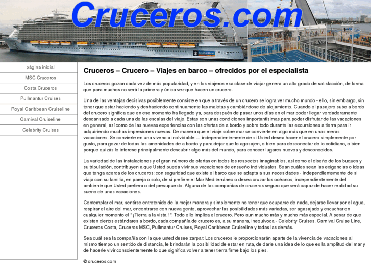 www.cruceros.com