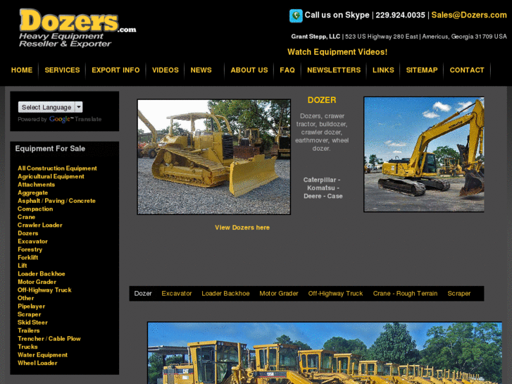 www.dozers.com