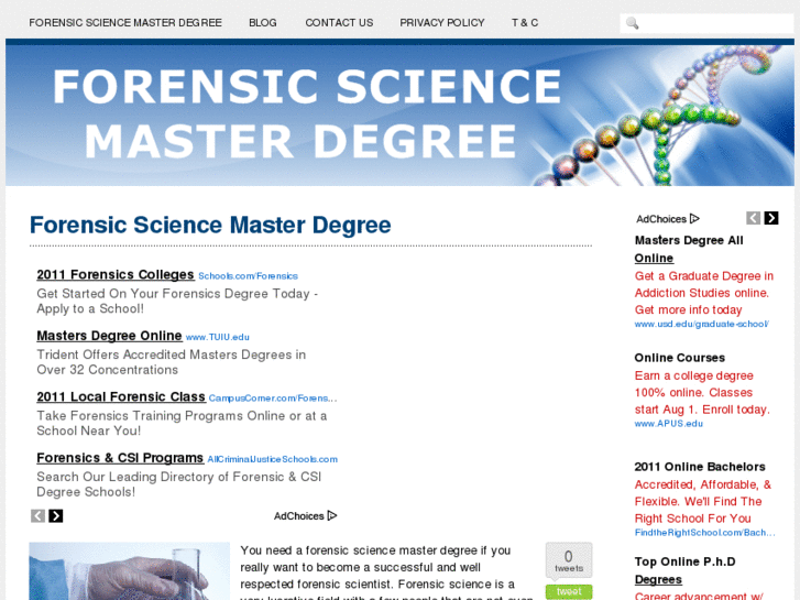 www.forensicsciencemasterdegree.com