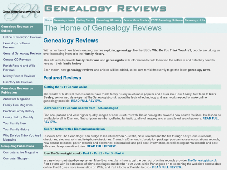 www.genealogyreviews.co.uk