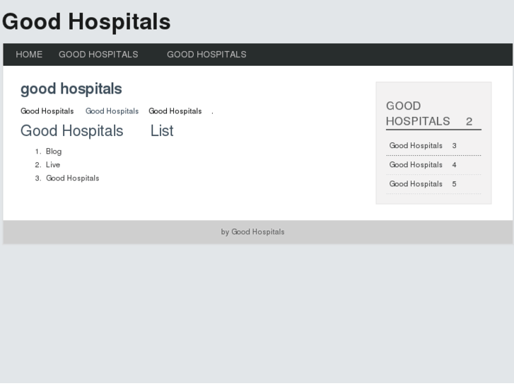 www.good-hospitals.com