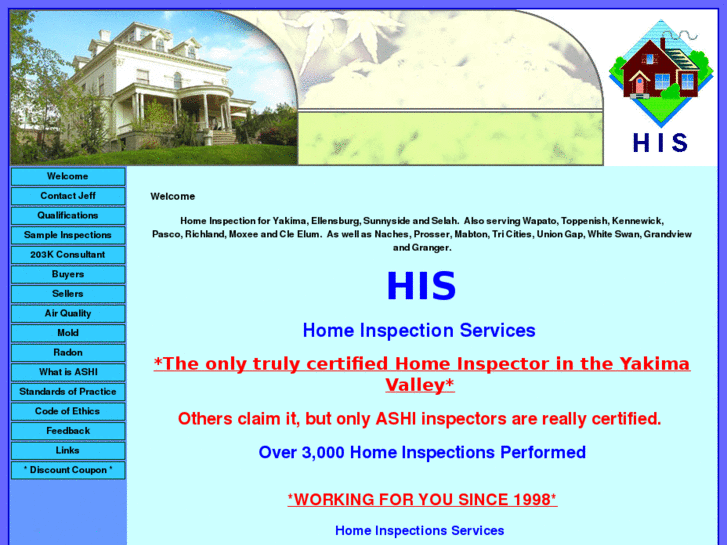 www.hishomeinspectionservices.com