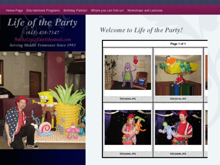 www.lifeofthepartytn.com