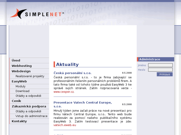 www.simplenet.cz