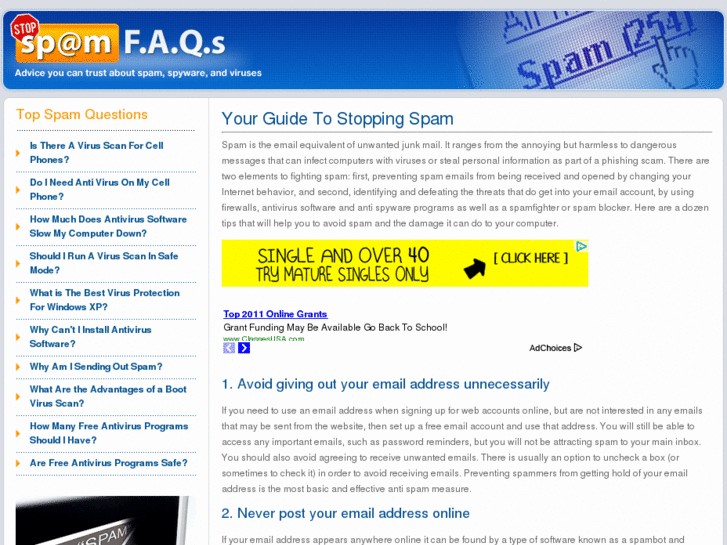 www.spamfaq.net