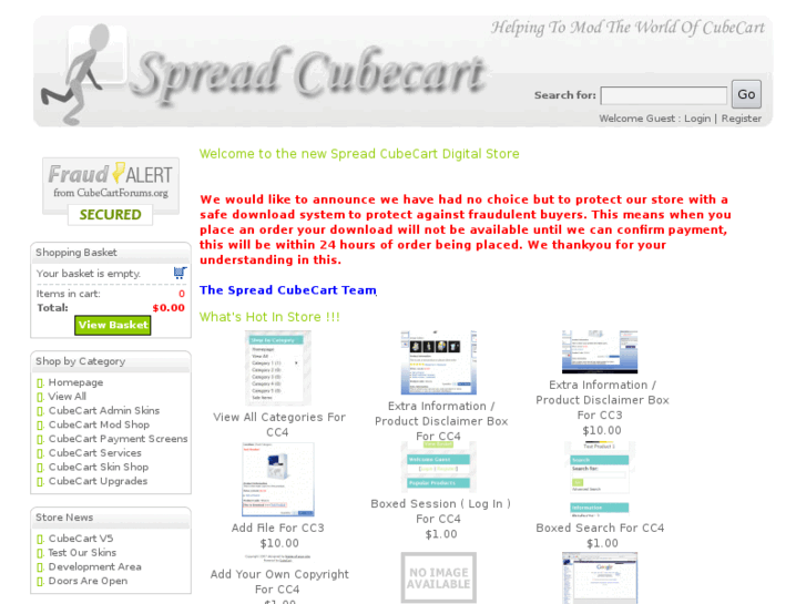 www.spreadcubecart.com